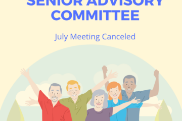 Senior Advisory Committee Canceled